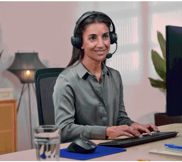 Trust Ayda Wireless ENC Nauszne Czarny