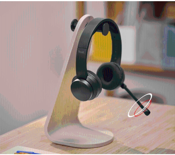 Trust Ayda Wireless ENC Nauszne Czarny