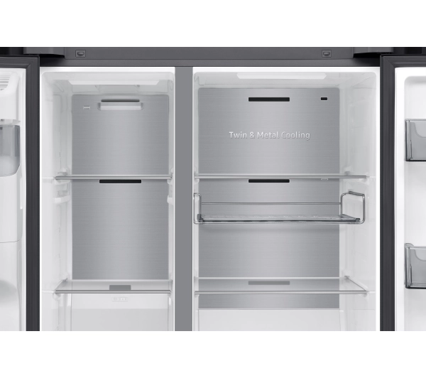 Samsung RS90F66BEFEO Funkcje AI Auto Open Pełny No Frost 178,4cm Kostkarka Zdalne sterowanie Grafitowa stal - TRZECI -55%, ALBO 5-TY ZA 1ZŁ - Kup na Raty - RRSO 0%