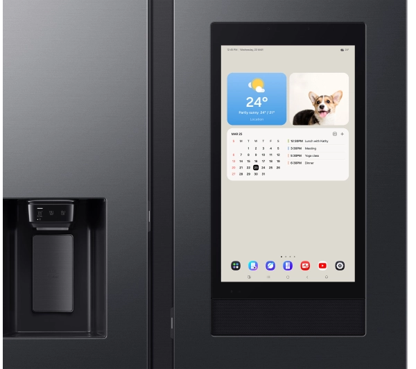 Samsung RS90F66BEFEO Funkcje AI Auto Open Pełny No Frost 178,4cm Kostkarka Zdalne sterowanie Grafitowa stal - TRZECI -55%, ALBO 5-TY ZA 1ZŁ - Kup na Raty - RRSO 0%