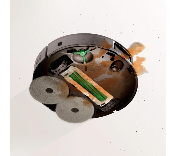 iRobot Roomba Plus 505 Combo Funkcja mopowania Stacja oczyszczająca Tworzenie mapy pomieszczenia 61dB Czarny AI - Kup na Raty - RRSO 0%