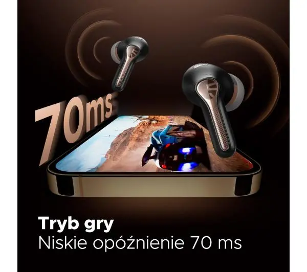 Soundpeats Capsule3 Pro ANC Dokanałowe Bluetooth 5.3 Biały