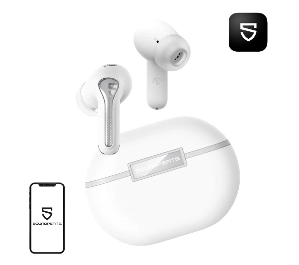 Soundpeats Capsule3 Pro ANC Dokanałowe Bluetooth 5.3 Biały