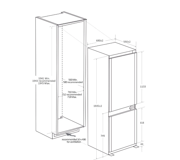 Haier Seria ID HBW7719DT Pełny No Frost 193,5cm Komora świeżości - Kup na Raty - RRSO 0%