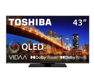 Toshiba 43QV3F63DG 43" QLED 4K Smart TV VIDAA Dolby Vision Dolby Atmos HDMI 2.1 DVB-T2 - Kup na Raty - RRSO 0%