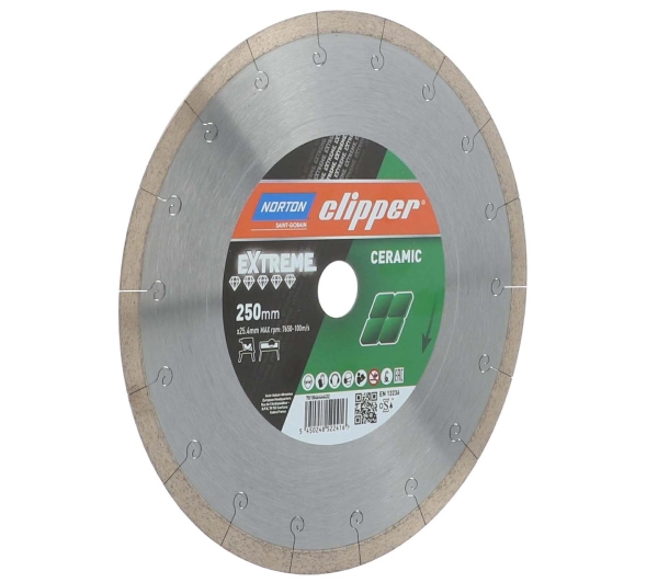 Norton Clipper Extreme Ceramic Silencio 250mm