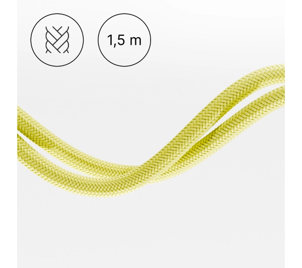 QUALO USB-C do Lightning 1,5m 2,4A Żółty