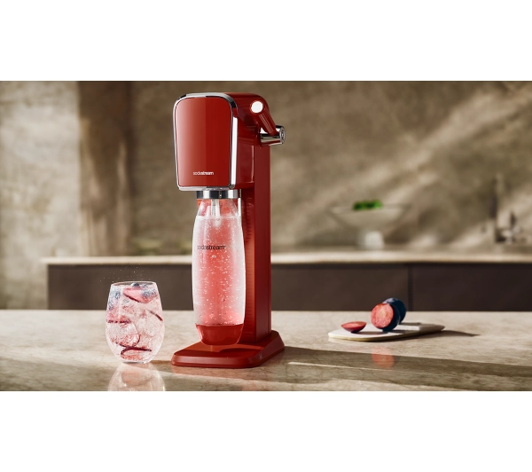 Sodastream ART Czerwony + Nabój z gazem CO2