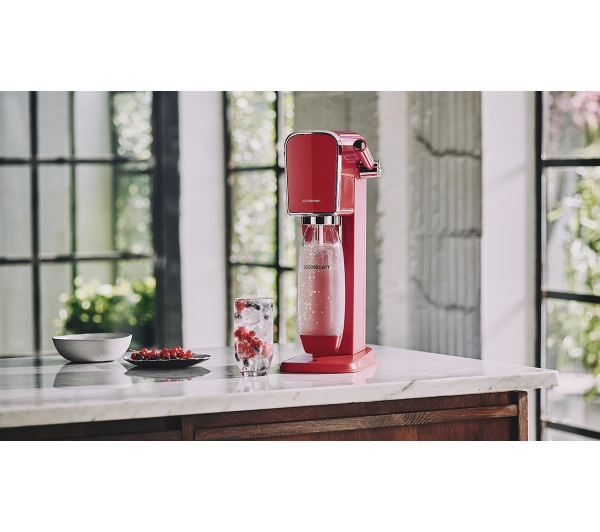Sodastream ART Czerwony + Nabój z gazem CO2