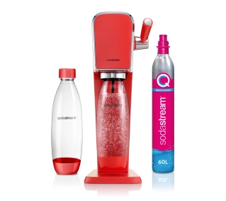 Sodastream ART Czerwony + Nabój z gazem CO2