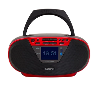 Aiwa Boombox BBTU-500DAB/RD Bluetooth DAB+ Czerwony - Kup na Raty - RRSO 0%
