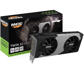 Inno3D GeForce RTX 5060 Ti Twin X2 OC 16GB GDDR7 128bit DLSS 4 - Kup na Raty - RRSO 0%
