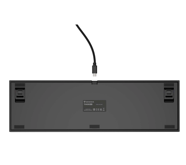 Genesis Thor 404 US RGB Gateron Yellow Pro Czarny