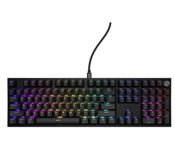 Genesis Thor 404 US RGB Gateron Yellow Pro Czarny