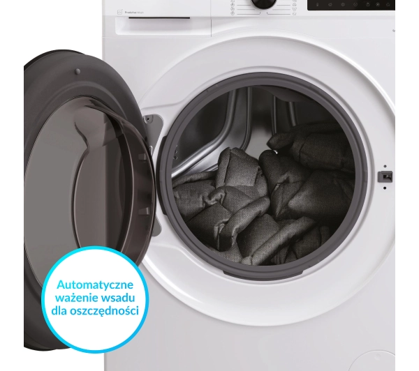 Candy ProWash&Dry 500 BWR 495BL8-S 48cm 9kg/5kg Funkcje AI Zdalne sterowanie - Kup na Raty - RRSO 0%