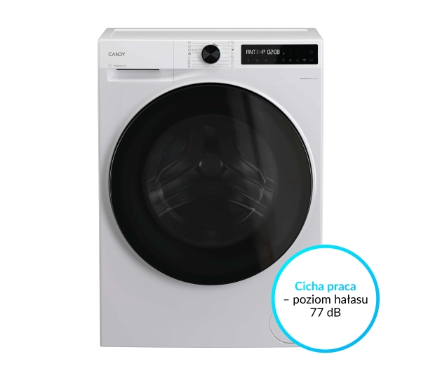 Candy ProWash&Dry 500 BWR 495BL8-S 48cm 9kg/5kg Funkcje AI Zdalne sterowanie - Kup na Raty - RRSO 0%
