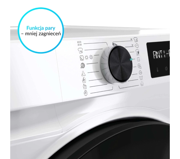 Candy ProWash&Dry 500 BWR 495BL8-S 48cm 9kg/5kg Funkcje AI Zdalne sterowanie - Kup na Raty - RRSO 0%