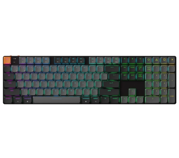 Keychron K5 QMK Version 2 RGB Red Switch Szary