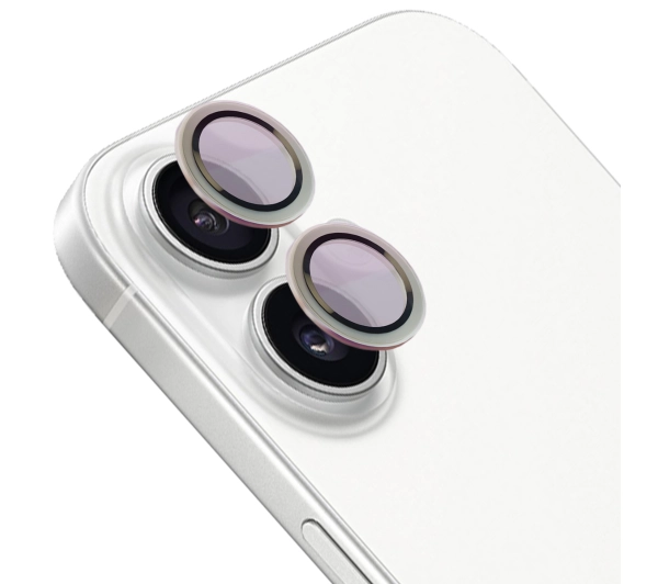 Bizon na aparat z aplikatorem Snap Lens do iPhone 16/16 Plus srebrna ramka