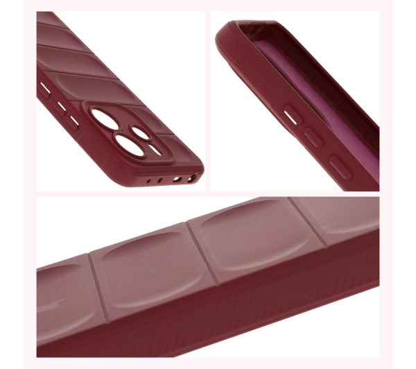 Bizon Tur do Xiaomi Redmi Note 14 4G Burgundowy