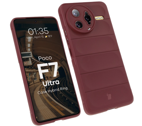Bizon Tur do Xiaomi Poco F7 Ultra Burgundowy