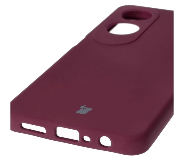 Bizon Silikonowe Soft do Oppo A60 4G Ciemnofioletowy