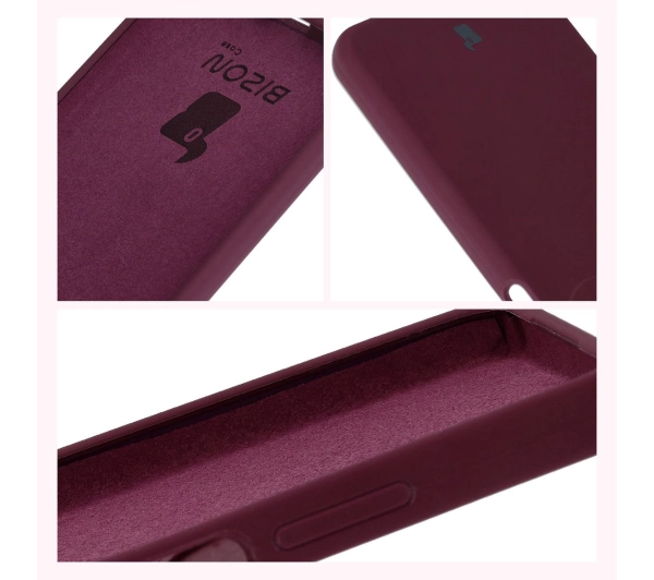 Bizon Silikonowe Soft do Oppo A60 4G Ciemnofioletowy