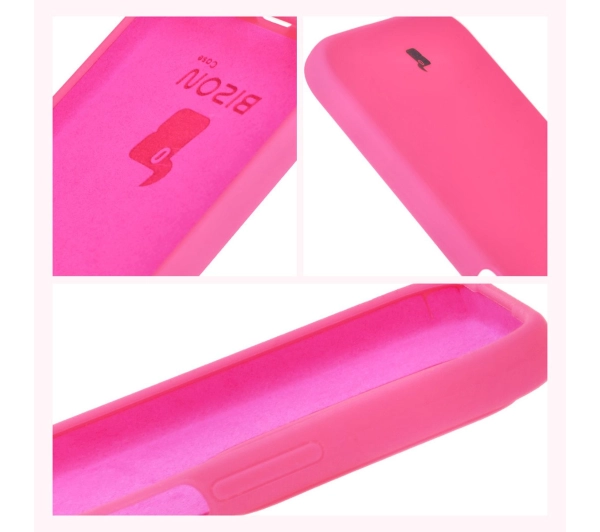 Bizon Silikonowe Soft do Honor 200 Lite Neonowo-różowy
