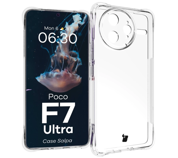 Bizon Salpa do Xiaomi Poco F7 Ultra Przezroczysty