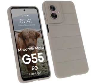 Bizon Tur do Motorola Moto G55 5G Jasnoszary