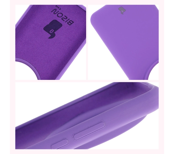 Bizon Silikonowe Soft do Xiaomi 15 Ultra Ciemnofioletowy