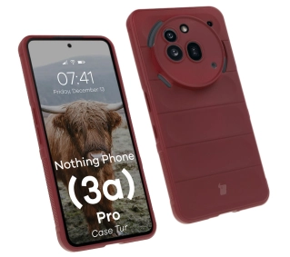 Bizon Tur do Nothing Phone 3a Pro Burgundowy