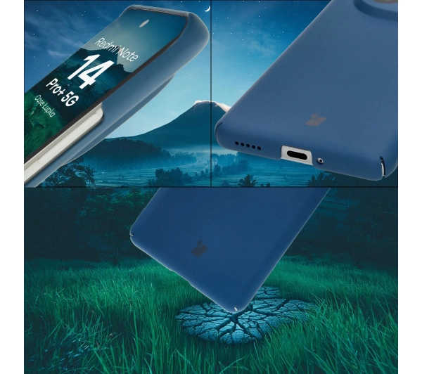 Bizon Łupka do Xiaomi Redmi Note 14 Pro Plus 5G Niebieski