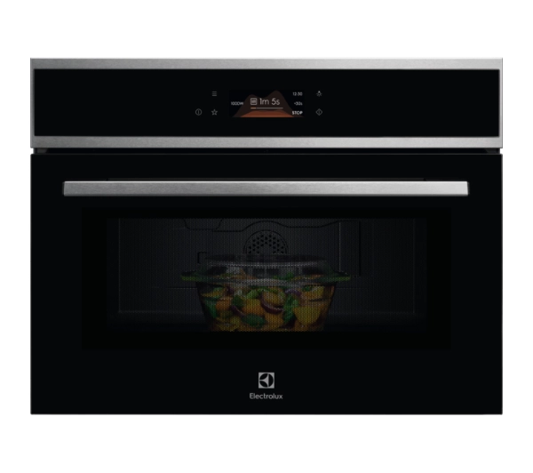 Kuchenki mikrofalowe do zabudowy - Electrolux EVM8E09X Grill
