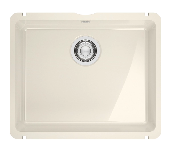 Zlewozmywaki kuchenne - Franke KubusX KXK 110-51 Fraceram Kremowy