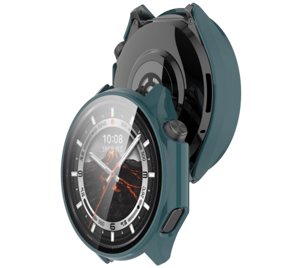 Bizon ze szkłem do OnePlus Watch 3 / Oppo Watch X2 zielony