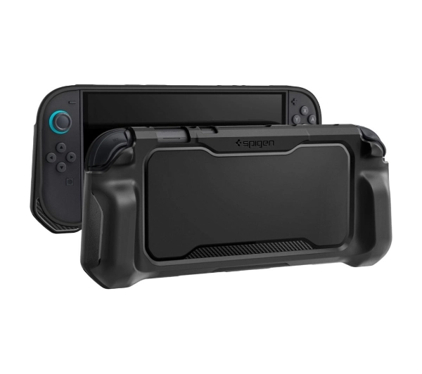Spigen ACS09075 Rugged Armor do Nintendo Switch 2 Czarny