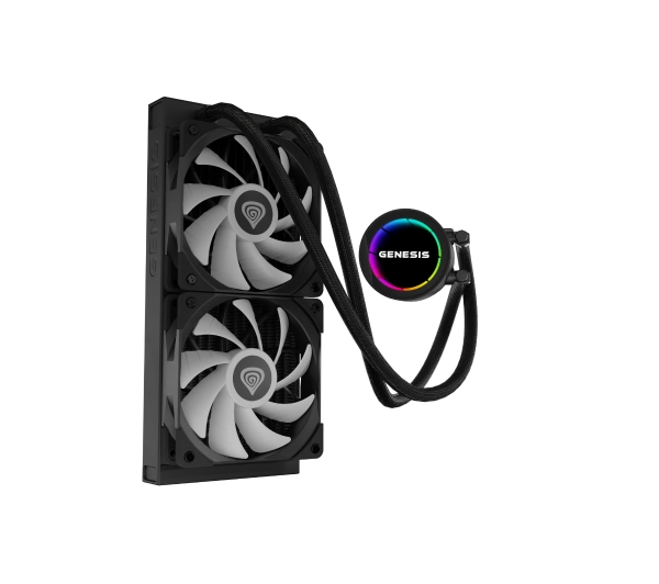Genesis Hydria 240 ARGB Czarny