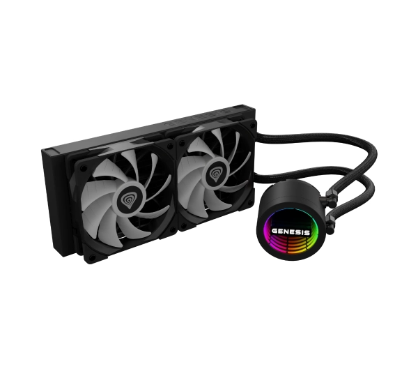 Genesis Hydria 240 ARGB Czarny