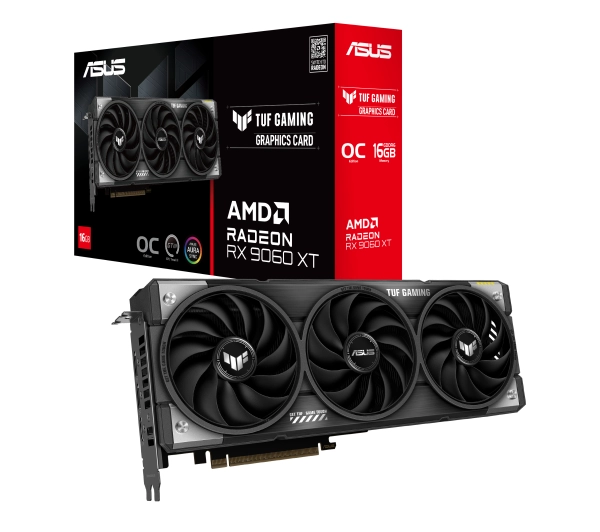 ASUS TUF Gaming Radeon RX 9060 XT OC Edition 16GB GDDR6 128bit FSR