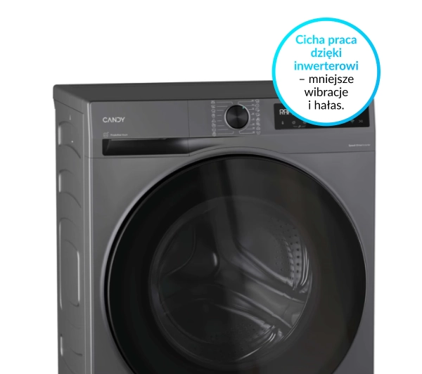 Candy ProWash 550 BP 48SBL6G-S Funkcje AI 8kg 1400 obr/min Zdalne sterowanie - Kup na Raty - RRSO 0%