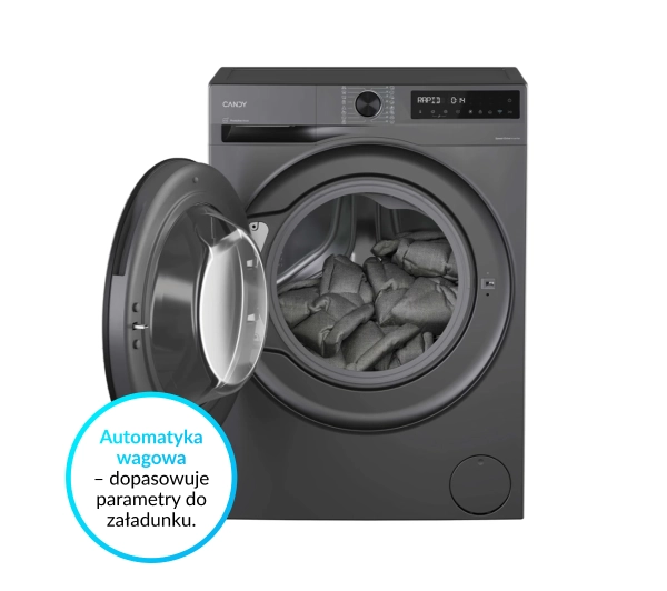 Candy ProWash 550 BP 48SBL6G-S Funkcje AI 8kg 1400 obr/min Zdalne sterowanie - Kup na Raty - RRSO 0%