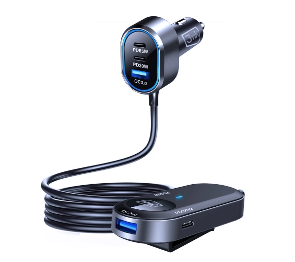 3mk Double Car Charger PD 135W