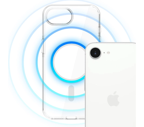 3mk EverClear MagCase do iPhone 16e Przezroczysty