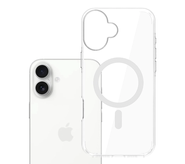 3mk EverClear MagCase do iPhone 16 Plus Przezroczysty