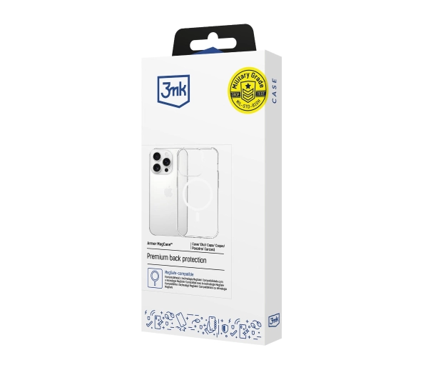 3mk Armor MagCase do iPhone 15 Pro Max Przezroczysty