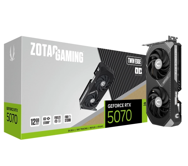 Zotac Gaming GeForce RTX 5070 Twin Edge OC 12GB GDDR7 192bit DLSS 4