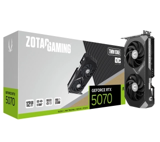 Zotac Gaming GeForce RTX 5070 Twin Edge OC 12GB GDDR7 192bit DLSS 4 - Kup na Raty - RRSO 0%