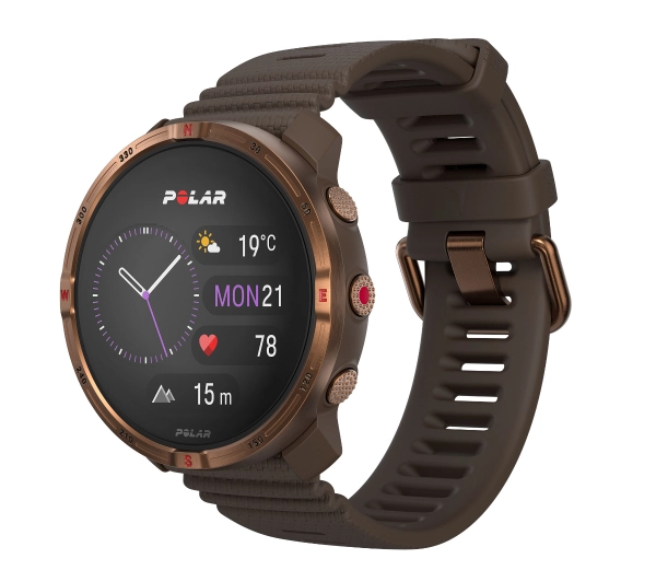 Polar Grit X2 44mm GPS S-L Brązowy - przedsprzedaż