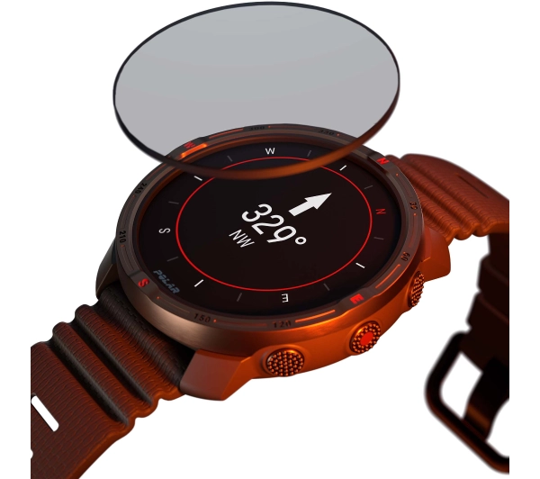 Polar Grit X2 44mm GPS S-L Brązowy - przedsprzedaż